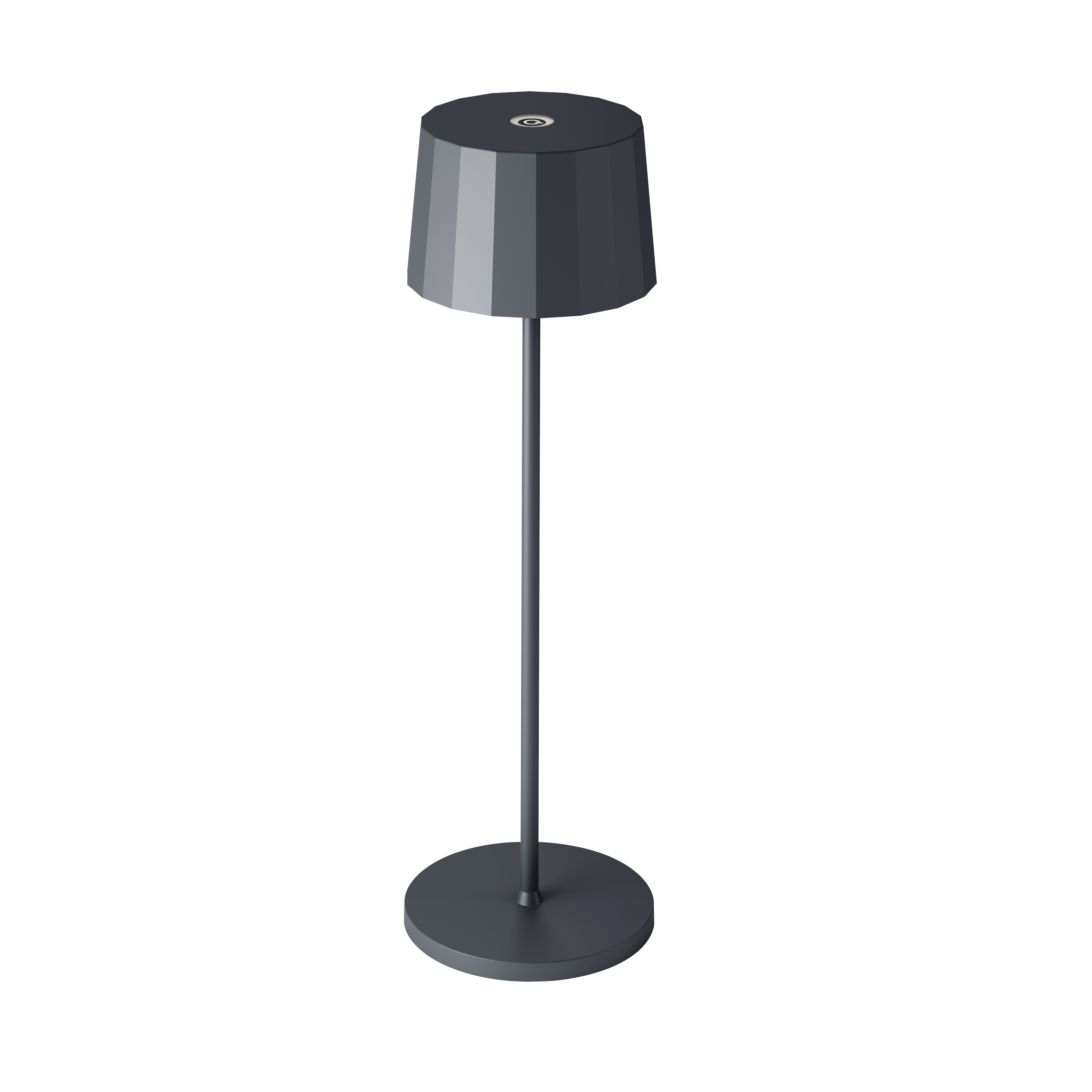 Oplaadbare LED Tafellamp Lido Antraciet Oplaadbare LED Tafellamp Lido Antraciet